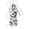 ArtificialFlowers for Outdoor Decor, 2 Pcs Fake Silk White Morning Glory Long Vines UV Resistant Look Real for Home Porch Patio Balcony Planter Decoration